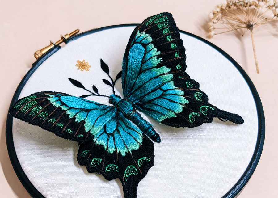 BUTTERFLY EMBROIDERY